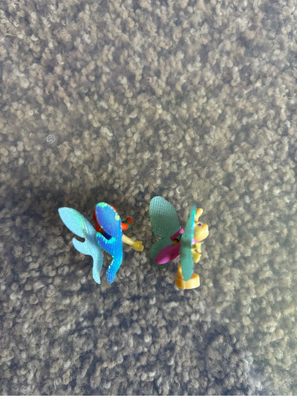 Vintage 2001 Polly Pocket Flower Fairies Flying School Play-set Damaged Incomple
